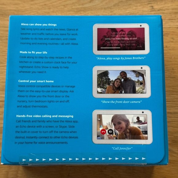 Amazon Echo Show 5 Touchscreen Compact Smart Display w/Alexa, Sandstone, 1st Gen - Picture 5 of 12